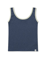 STAR CONTRAST SLEEVELESS(NAVY)