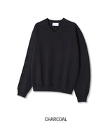 Ruin Shoulder Line V-Neck Knit