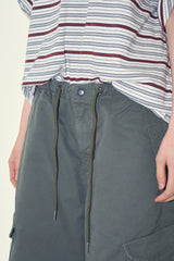Civita snap cargo bermuda pants