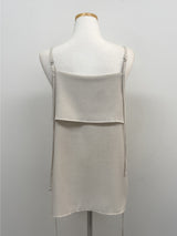 Attention Pleated Layered Bustier