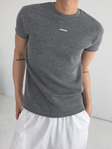 PDリブマッスルフィットショートスリーブTシャツ (3C)
