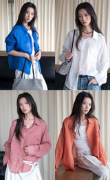 Old Money Sheer Ramie Shirt