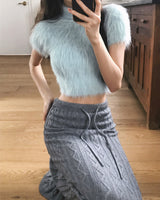 poing angora tight crop NT
