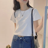 プレーンナッピングピーチショートスリーブTシャツ