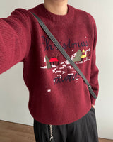 Christmas Embroidery Knit