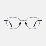 Knouun Round titanium glasses CODE. 101. A gray