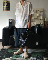 HX Harvey Embroidery Short Sleeve Shirt White