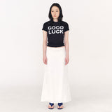GOOD LUCK TEE BLACK