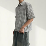 Skee Crop Check Shirt (4 colors)