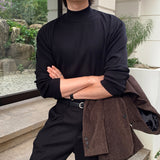 LMN Luton Wool Half-Turtleneck Muscle Knitwear (3 colors)