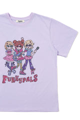ファンキーパルズ Tシャツ[Light purple]