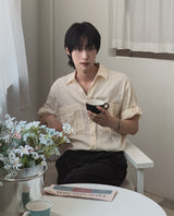 リノ ロールアップ ハーフシャツ