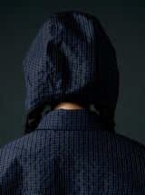 Checkboard bonnet (navy)
