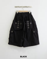 パンチアイレットバミューダパンツ