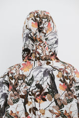 BIG POCKET HOODED JACKET REALTREE WHITE
