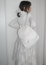 Soft Fur Backpack_Ivory