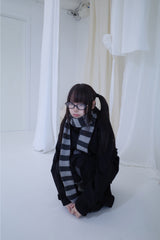 Bonju double half hood coat (2color)