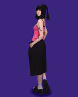striped bermuda pants (belt set / 2color)