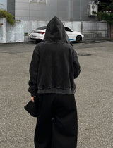 Sasin Vintage Pigment Hood Zip-Up