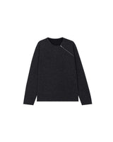 AO diagonal zipper long sleeves