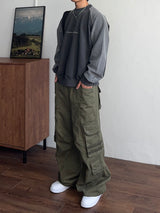 Track Utility Cargo Pants (3color) (No.999)