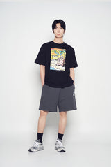 25SS オパンチュウサギズリーショートパンツ チャコール