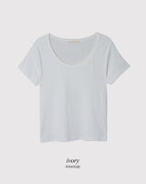 Soft Modal Basic Short Sleeve T-shirt (6color)