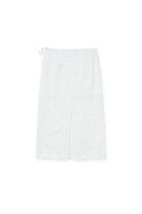 rose skirt (white)