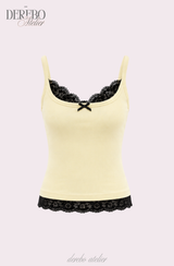 Hot Sagging Lace Sleeveless Top