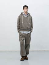 stitch cargo sweat pants - grey         