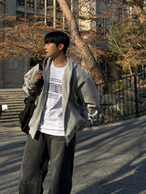 Mild pintuck wide pants
