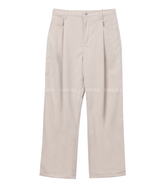 Yogis Wide-Fit Single-Tuck Corduroy Pants
