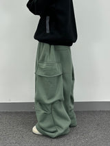 ビッグワイドフリースパンツ