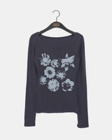 Bonto Flower Sheer T-Shirt