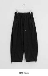 [unisex] ミヒカットワイドバンディングパンツ
