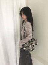 プードルファーカーディガン