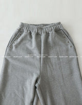 Punching eyelet string wide pants