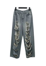 Bark Heavy Distressed Denim