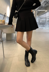 ウォンテッドプリテッドミニスカート