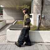 Wide Y2K Cargo Balloon Pants