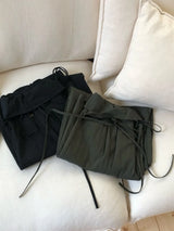 Wrap-curved pants