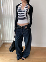Collection Shawl Short Long-Sleeve Cardigan