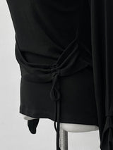 slim wrap shirring strap T (2color)