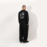 ジャストリーチロングスリーブTシャツ(BLACK)