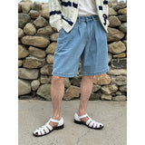 [S/S] ピンタックデニムショートパンツ（5色）