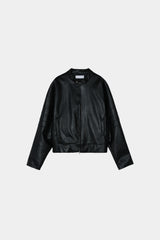 Incision Leather Jacket