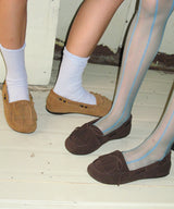 Almond 0061. Fringe Loafers - 3colors