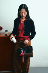 Dahlia Shoulder Bag in Black