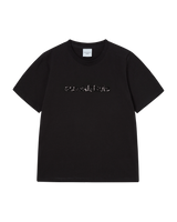 26SS WOMAN スパングルロゴ半袖Tシャツ