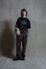 レイヤードボーダーロングスリーブＴシャツ
